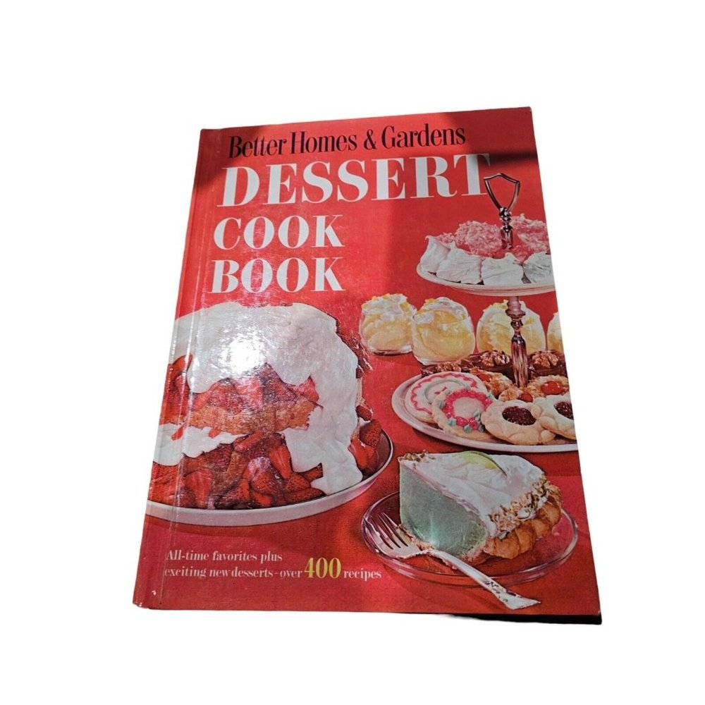 Better Homes & Gardens Dessert Cookbook Meredith Press 1968 Vintage Hardcover